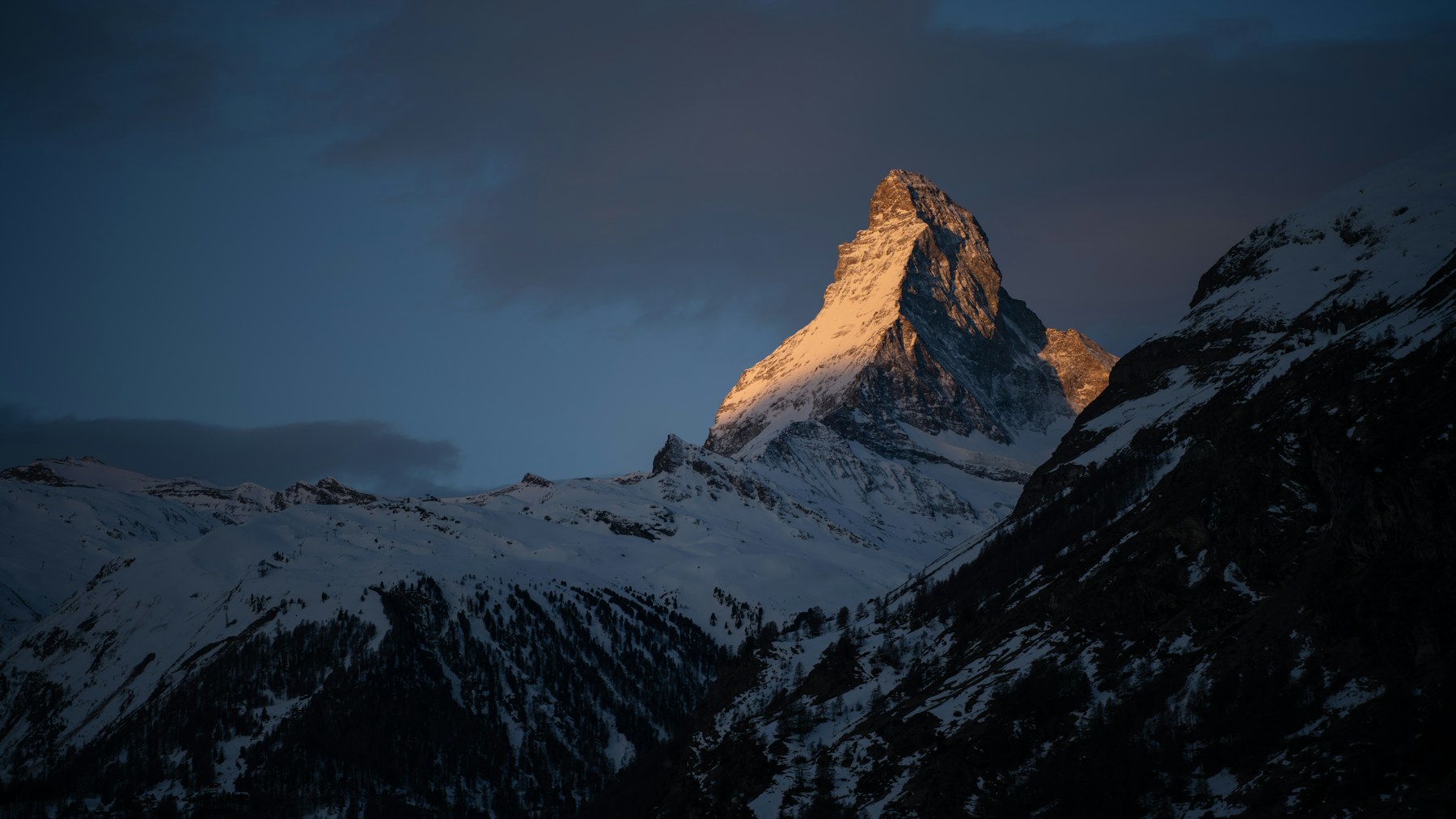 From the mountain