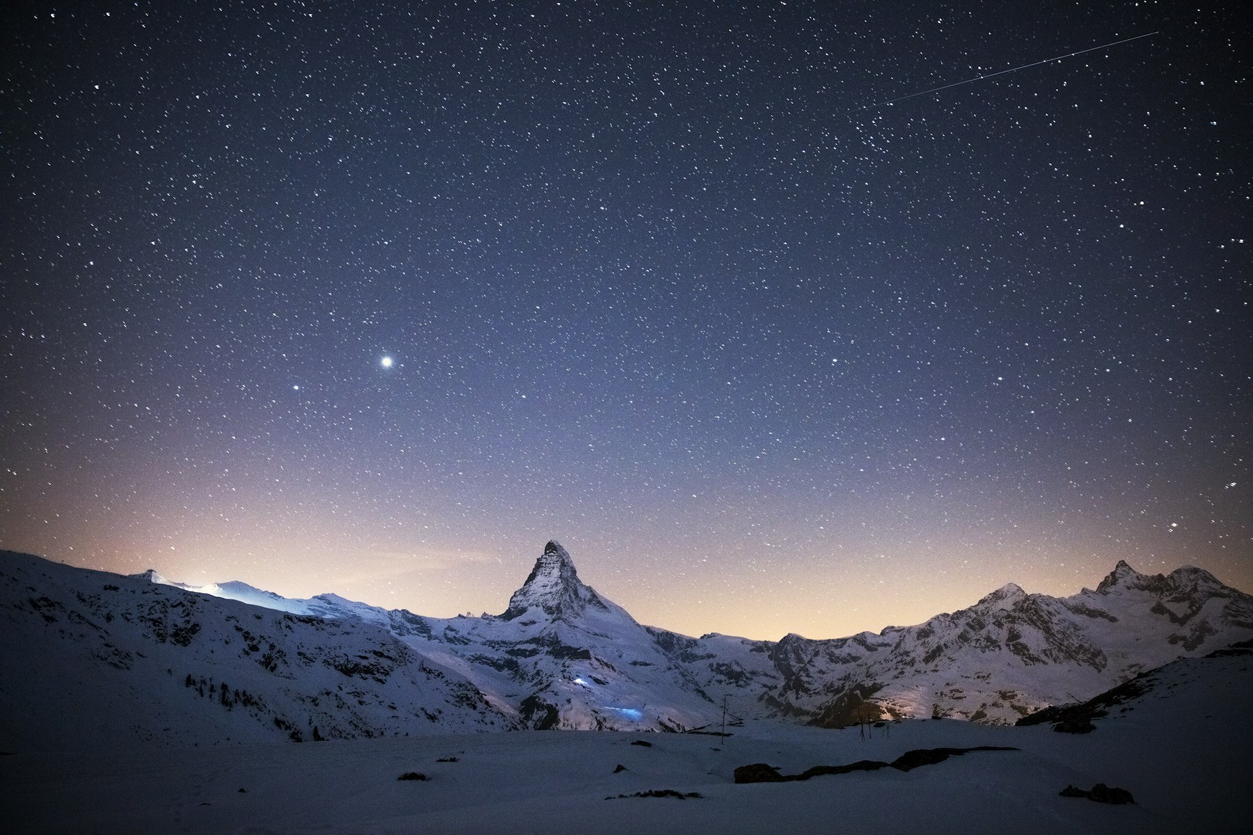 Stars over the Matterhorn