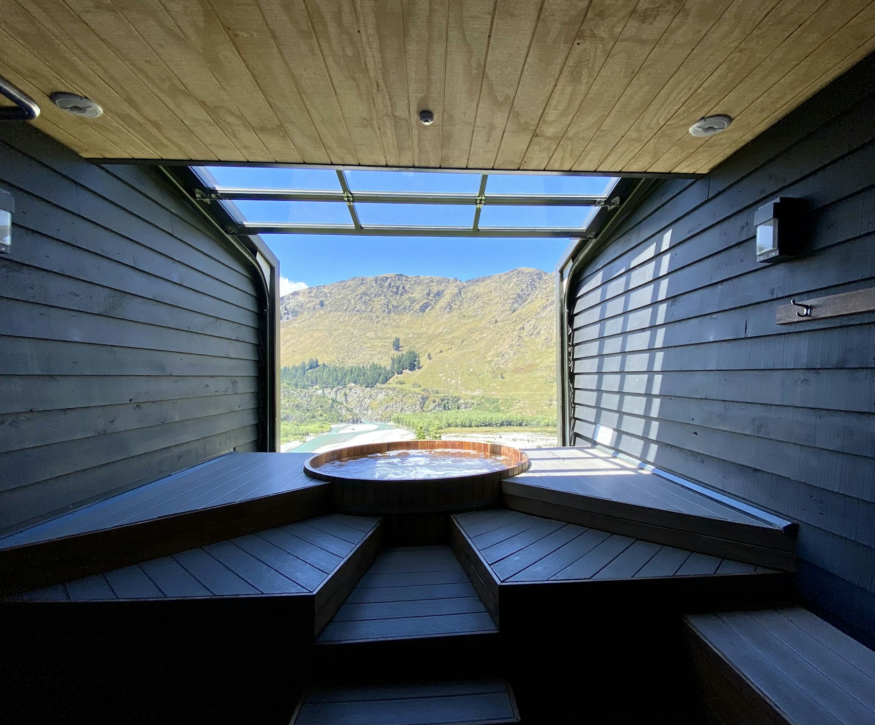 Sauna with a view