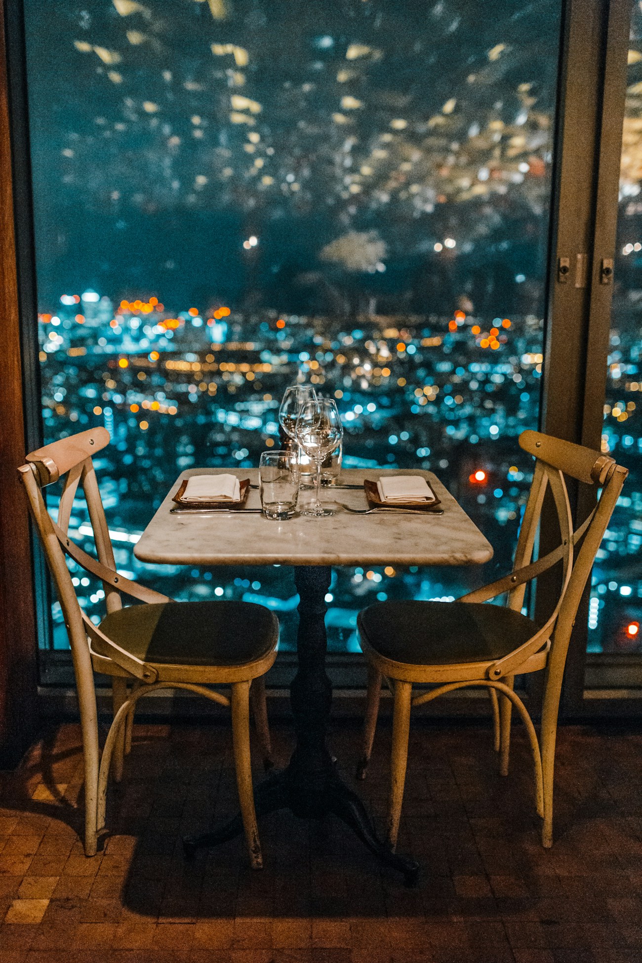 The terrace