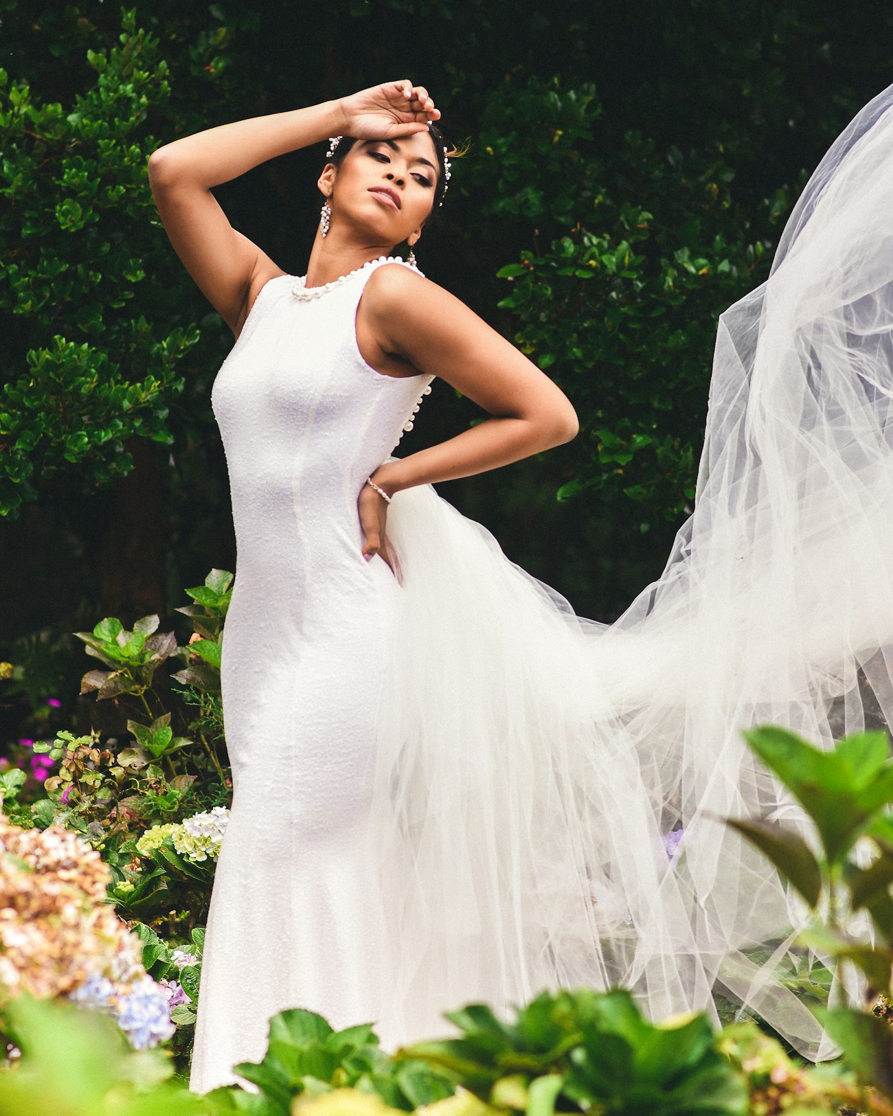 Flora wedding gown