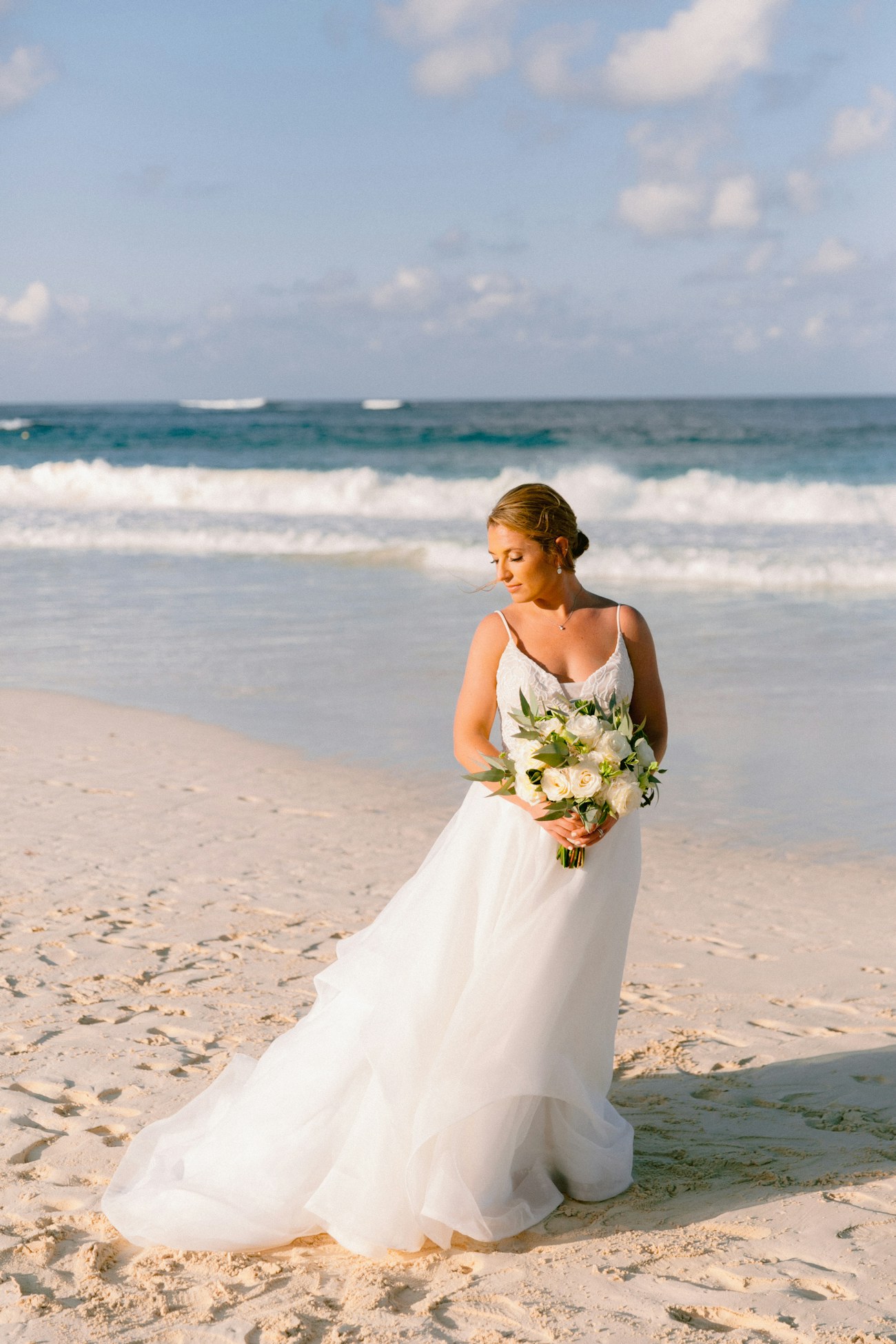 Sable wedding gown
