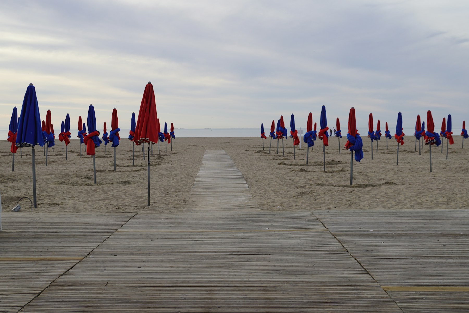 Deauville beach umbrellas