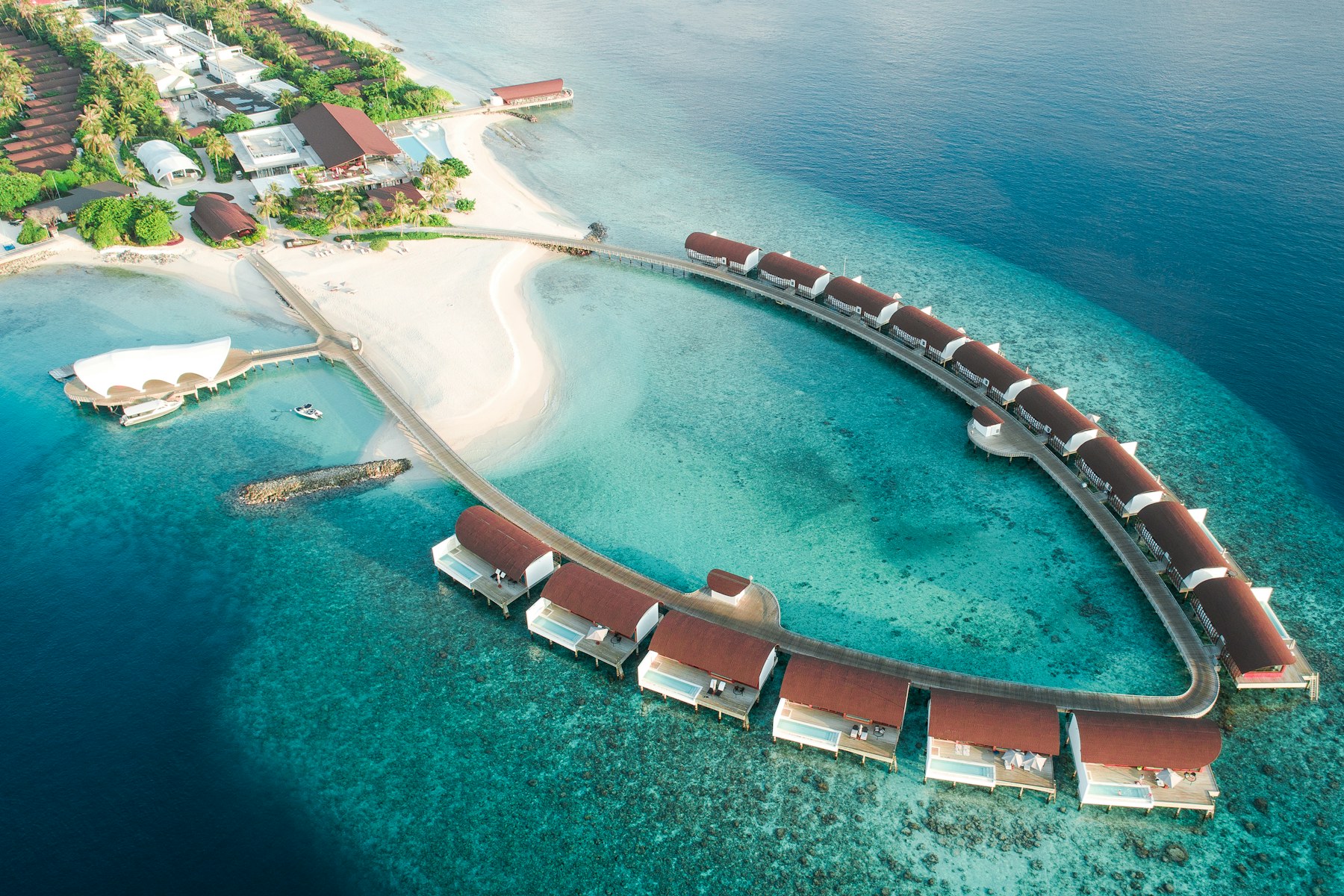 Maldives from the air