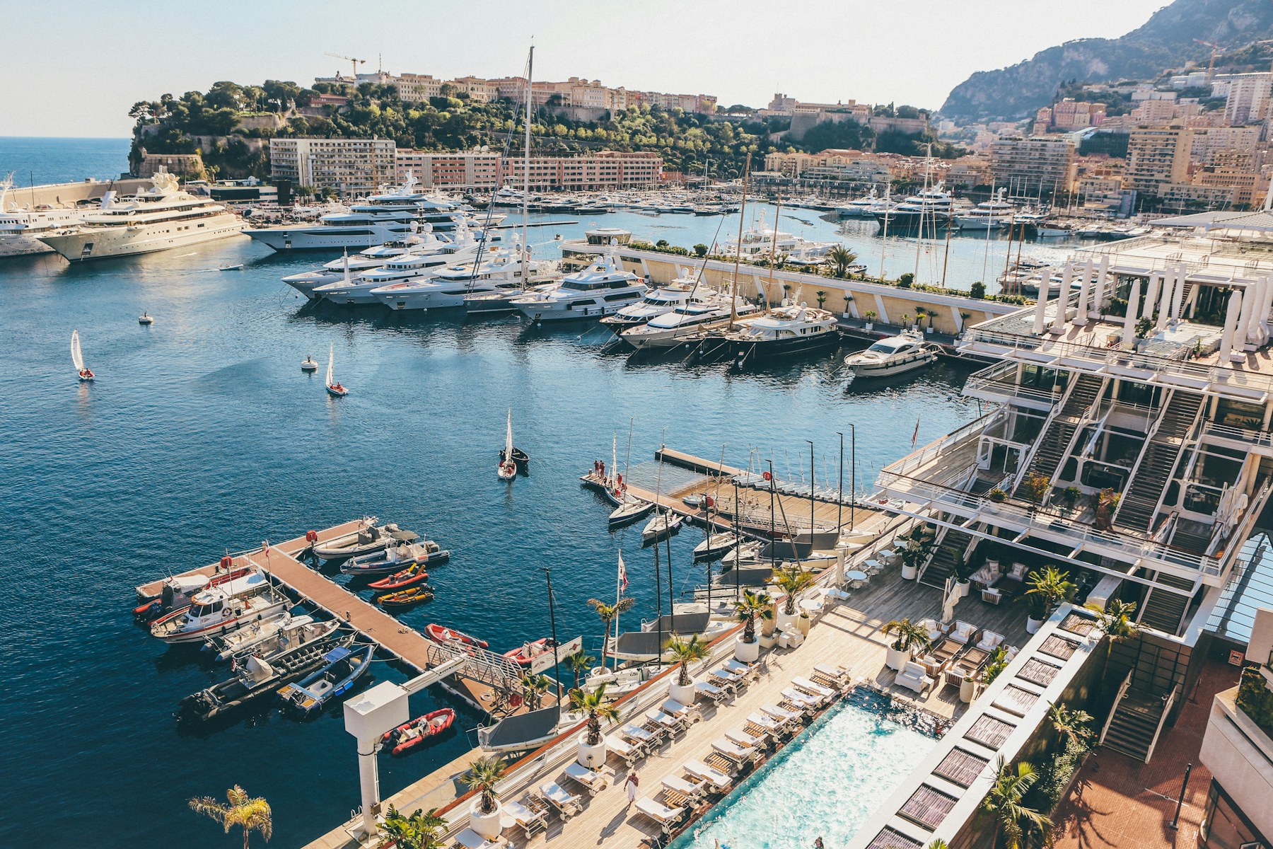 Monaco from the air