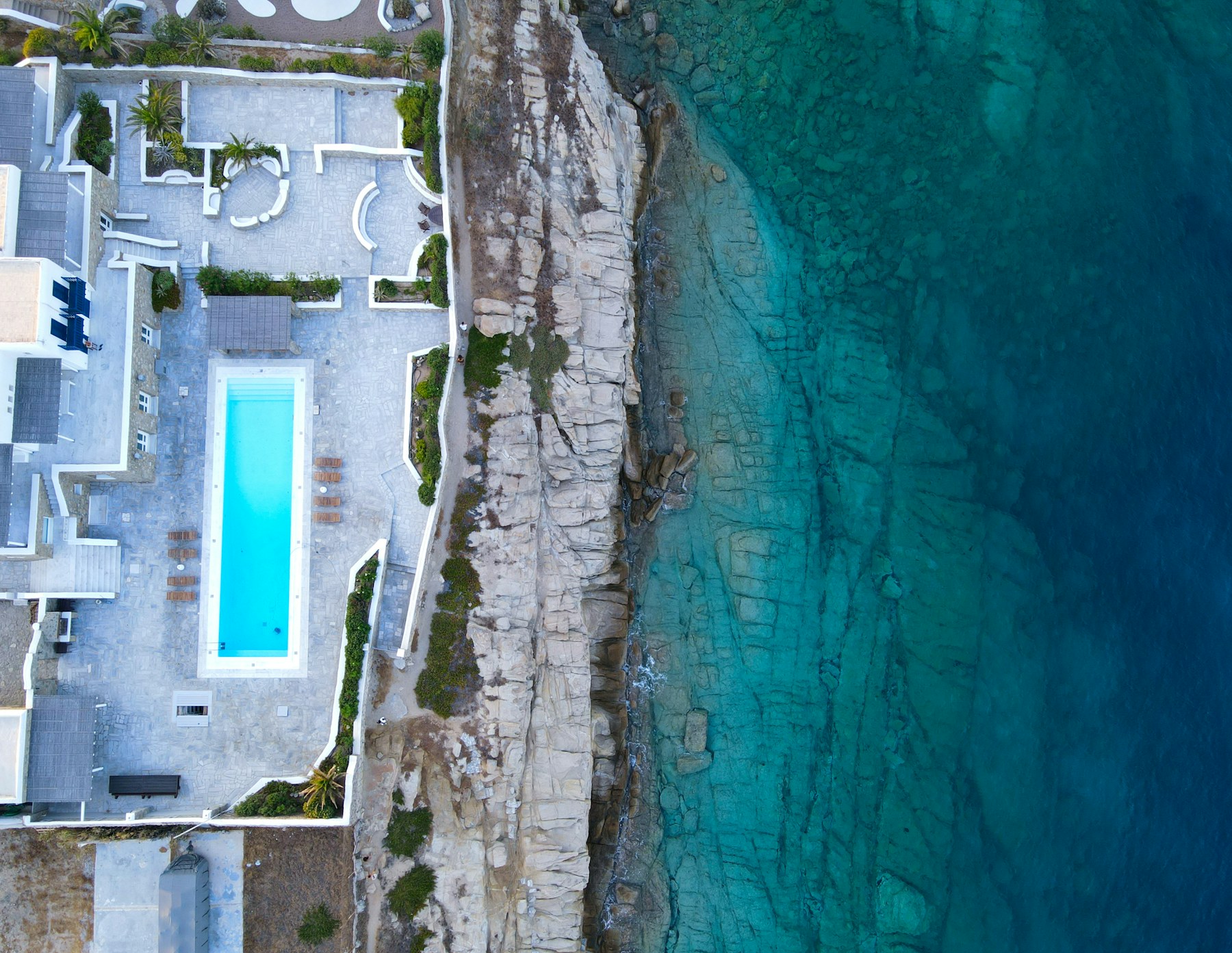 Mykonos from the air