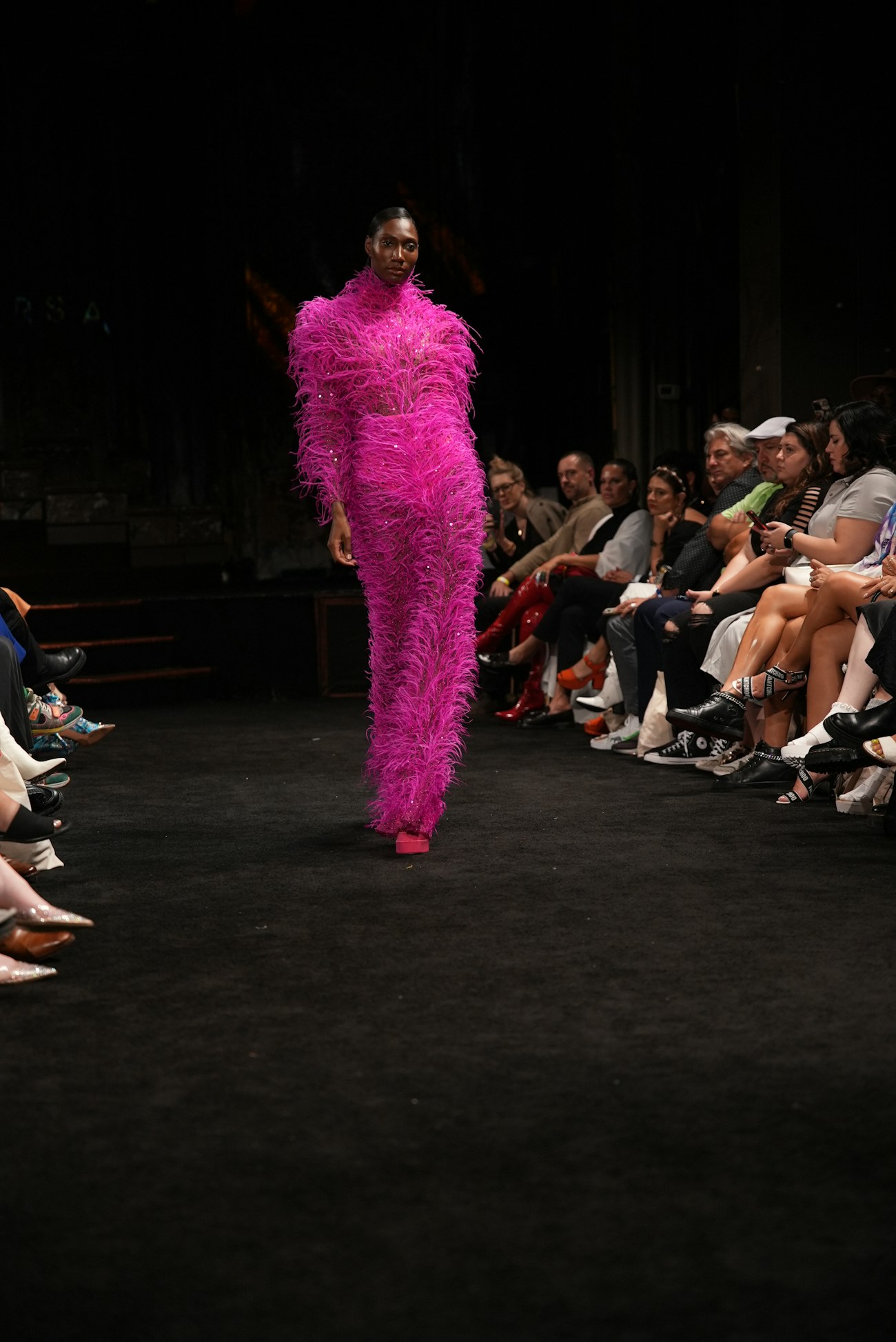 Look on the runway