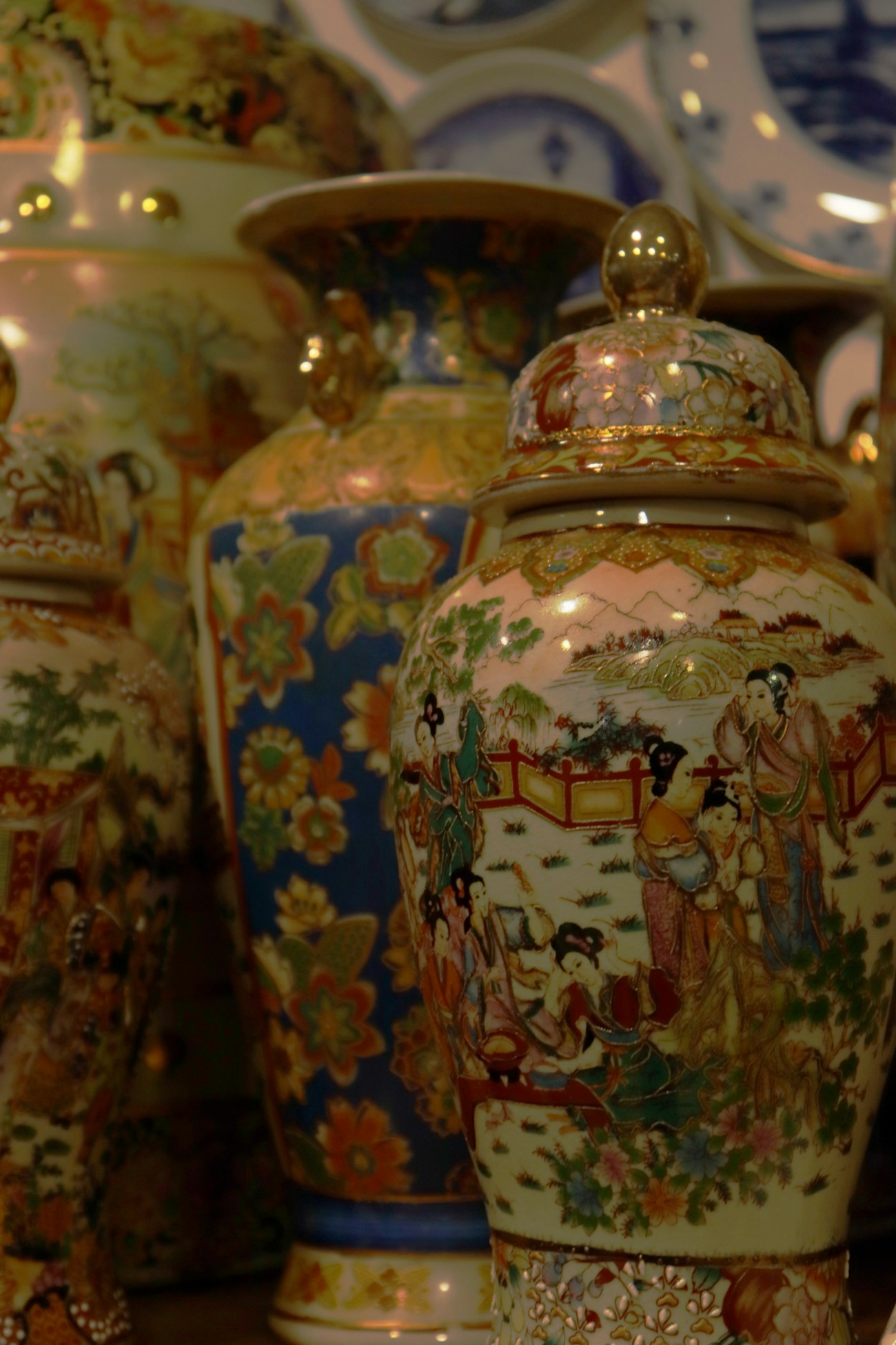 A Ming dynasty blue-and-white jar