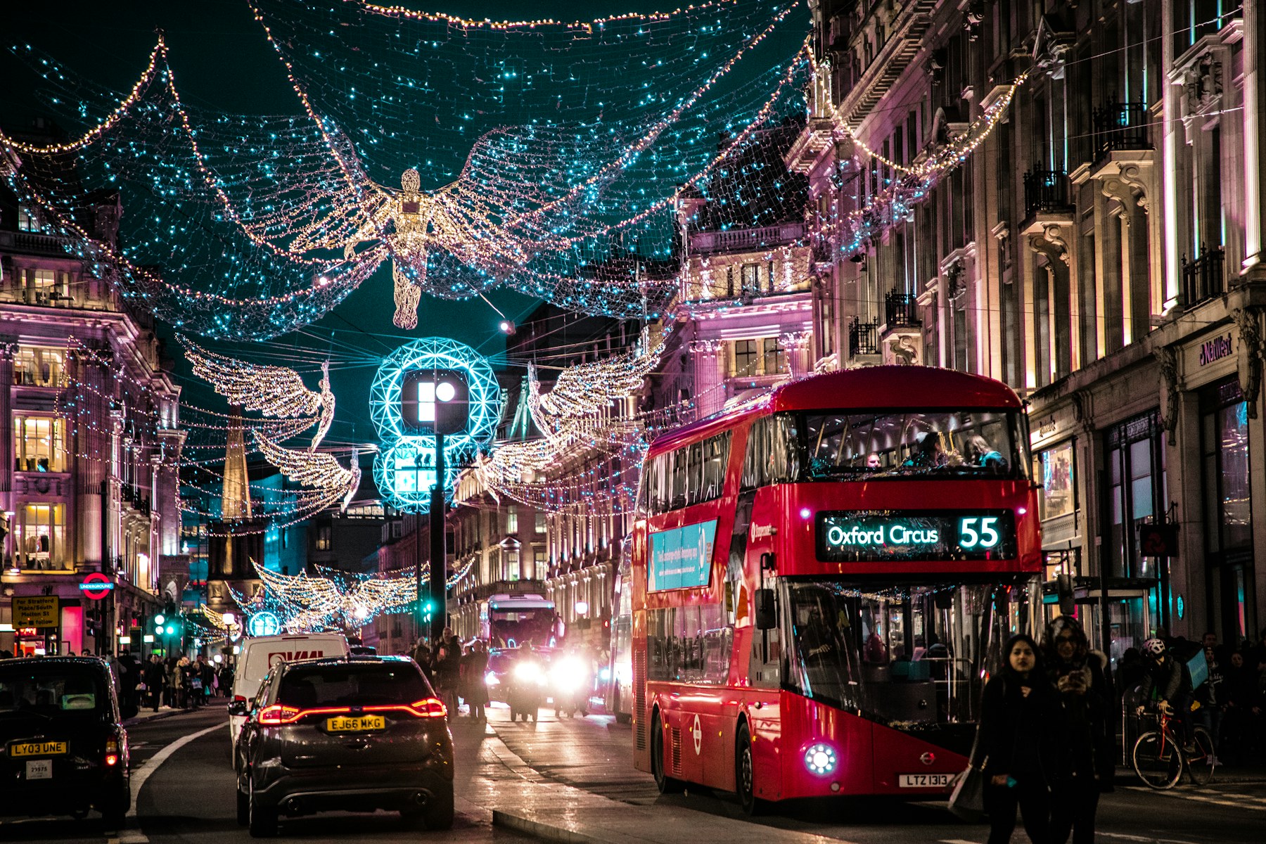 Regent Street at night