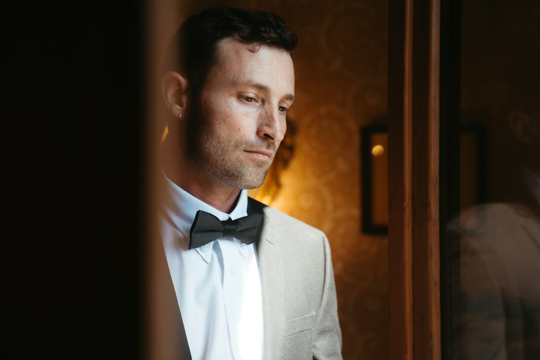 Dinner suit worn