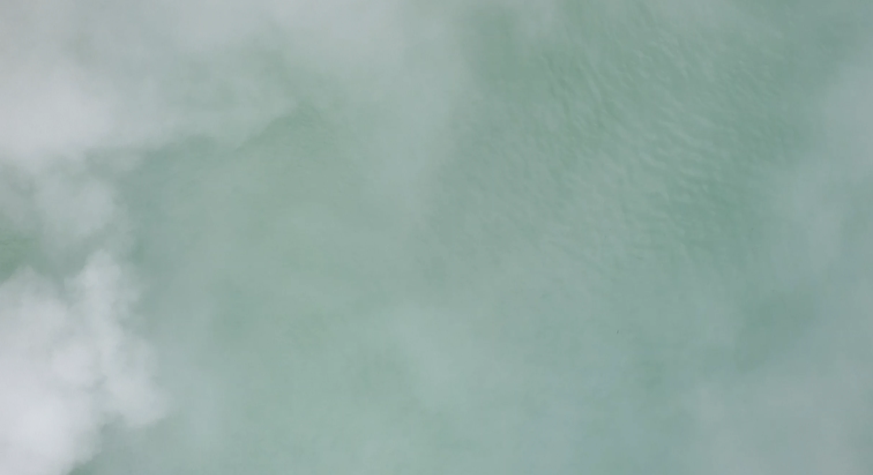 Calm sea water seen from above