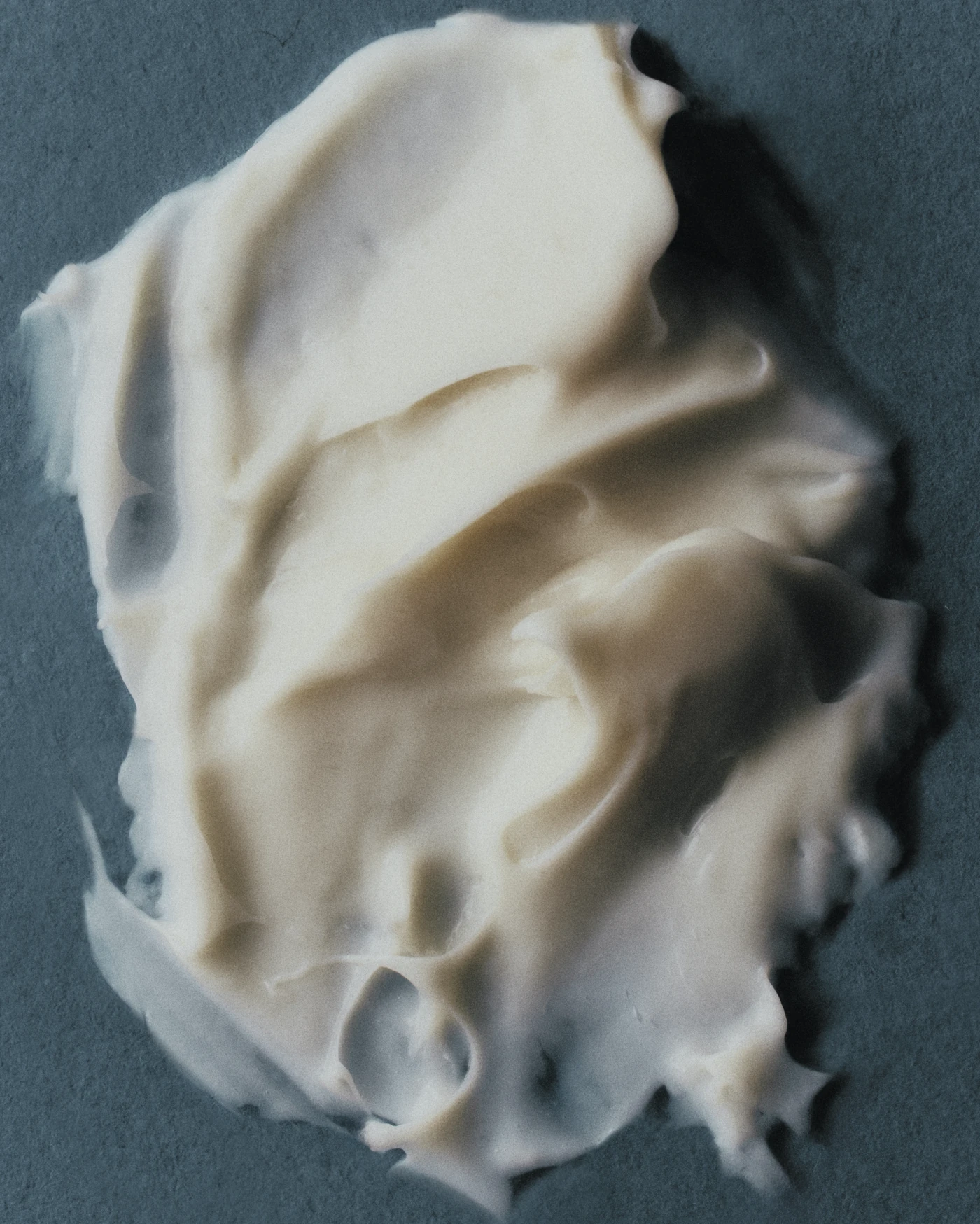 A swatch of the body cream