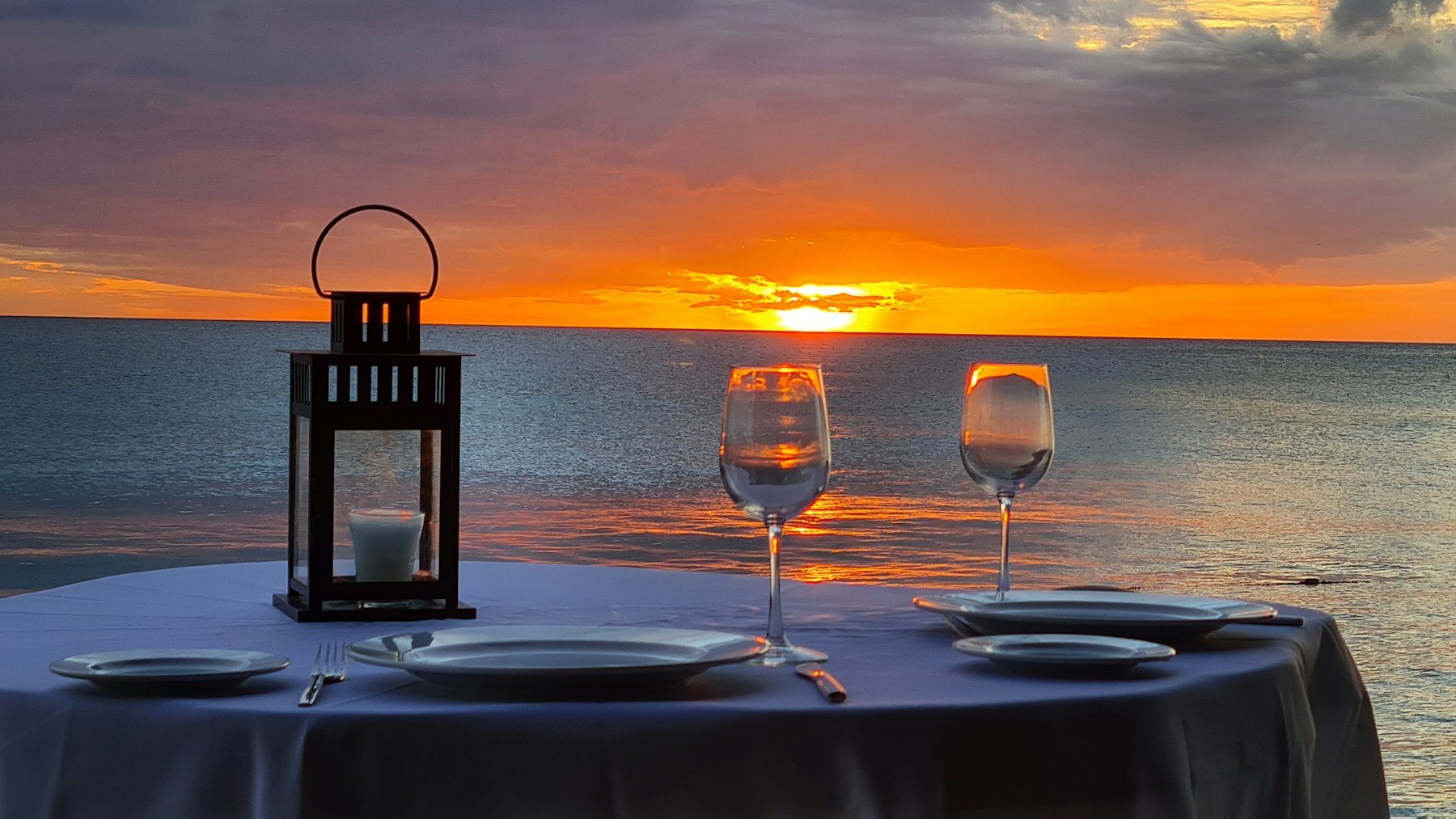 Sandbank dinner