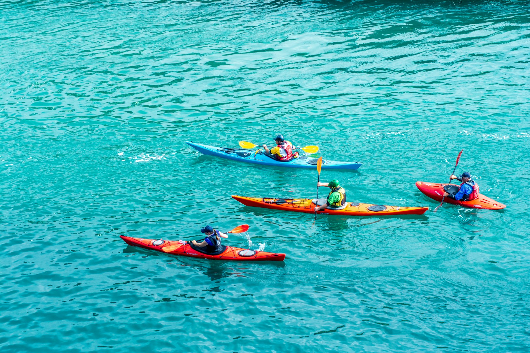 Kayak the lagoon