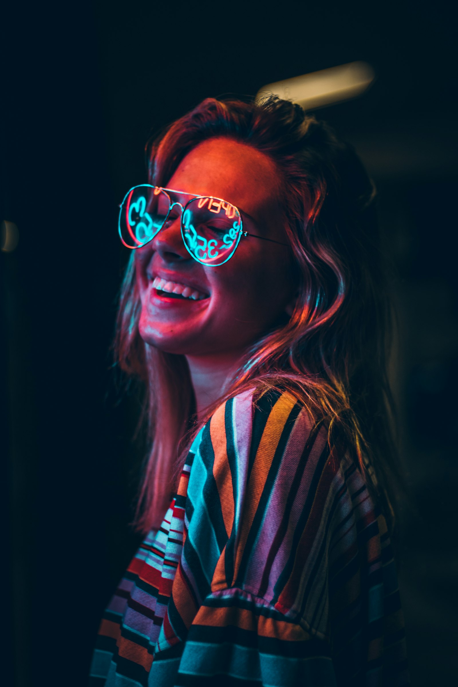 Front row smiles