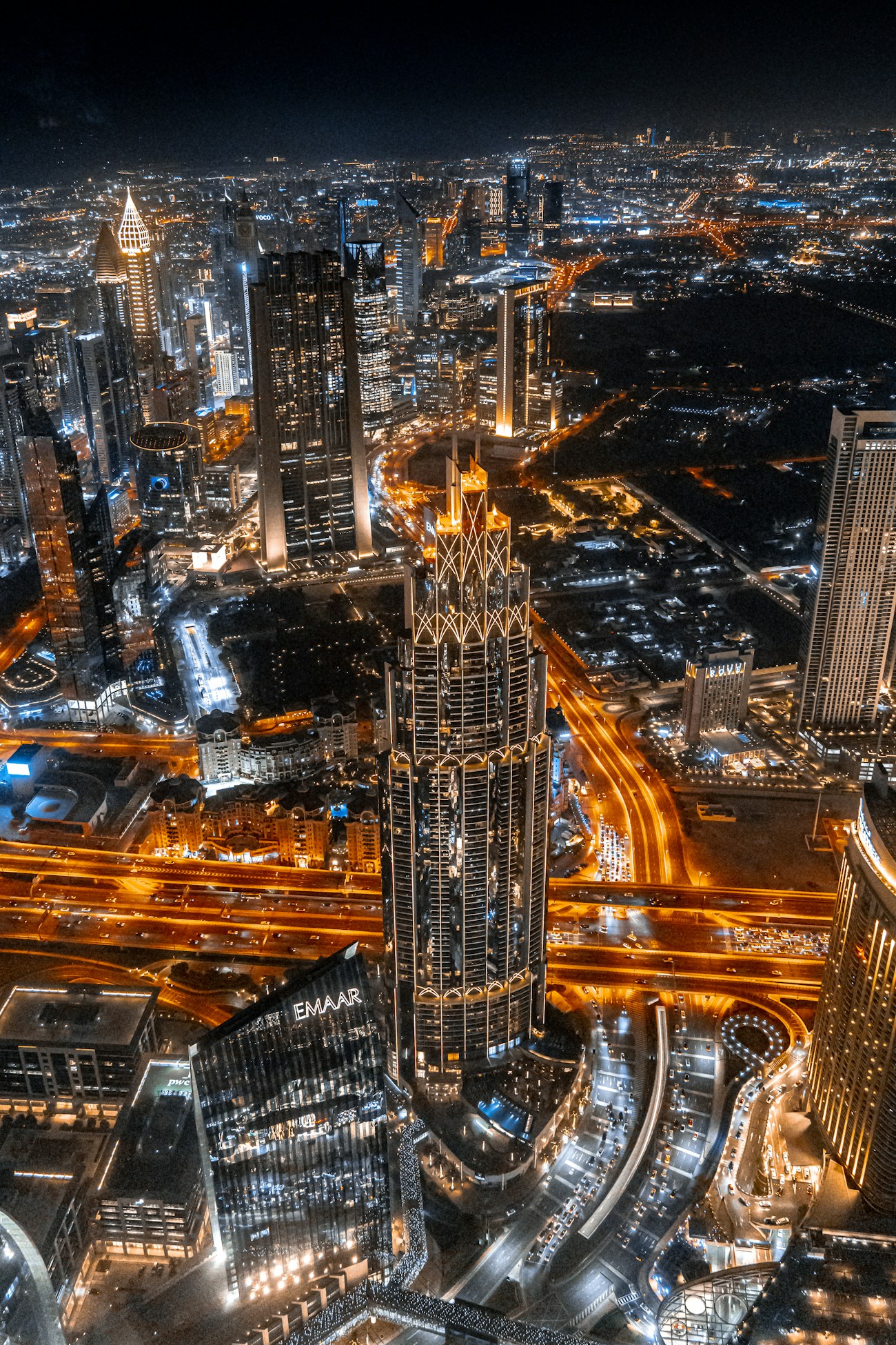 Dubai at night