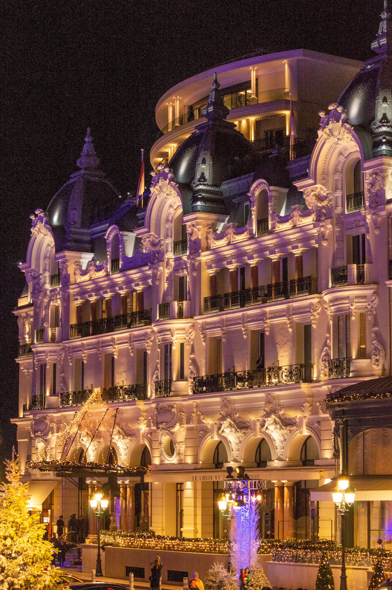 Monaco at night