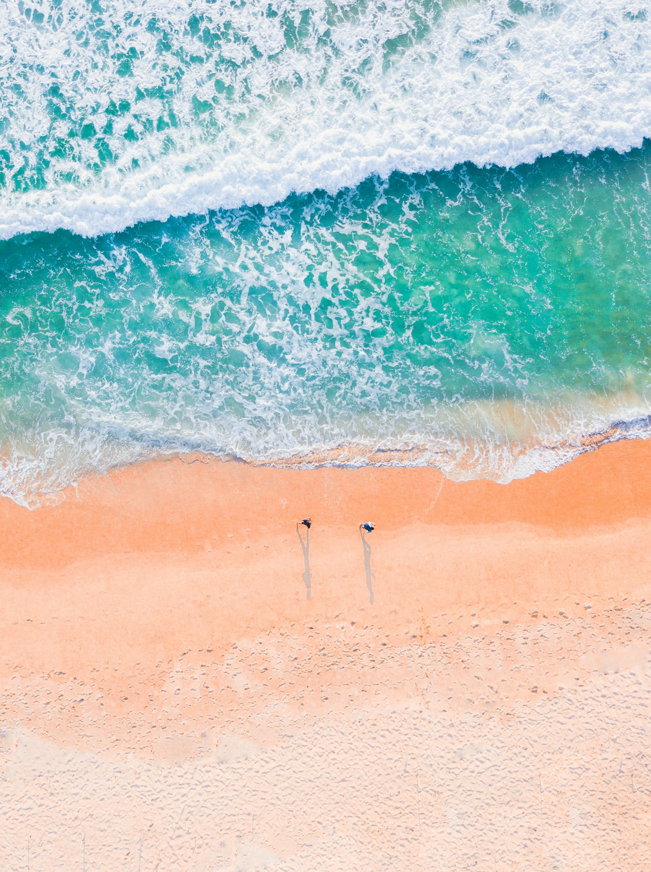 Swimming in the sea