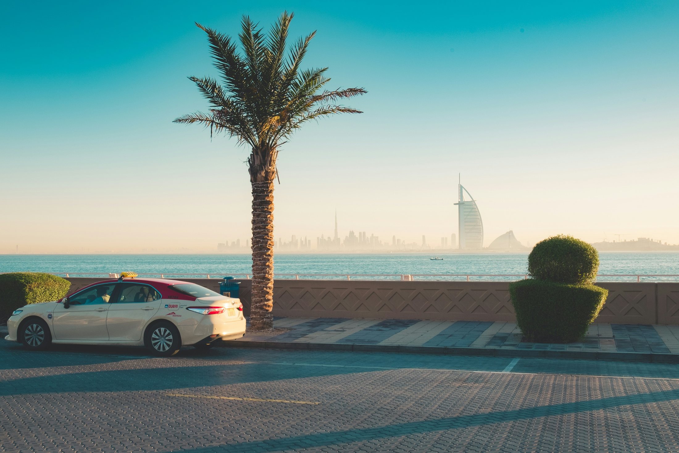 Palm Jumeirah seen from the air