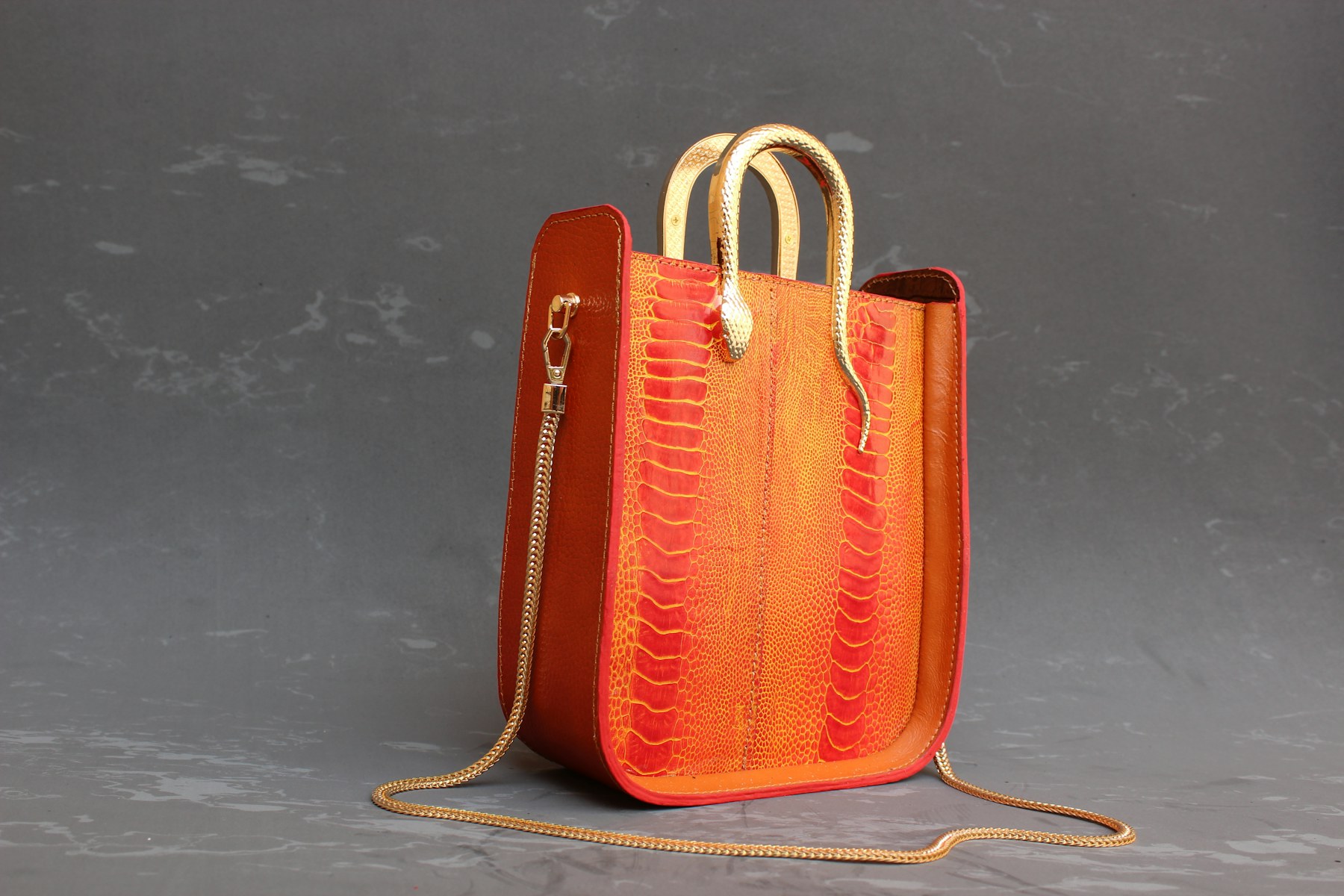 Flamme bag in Flame orange
