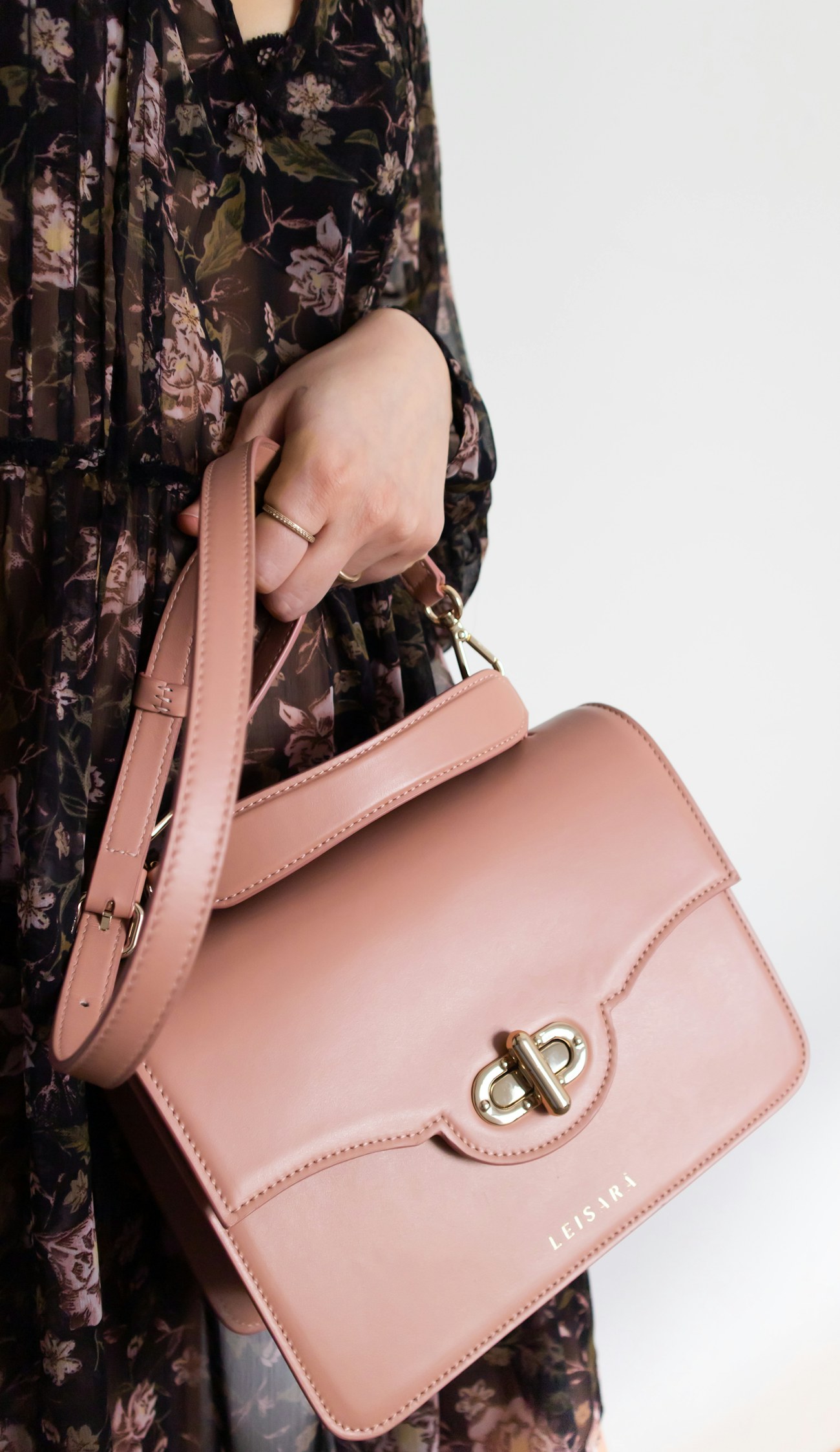 Rose Poudré bag in Powder pink