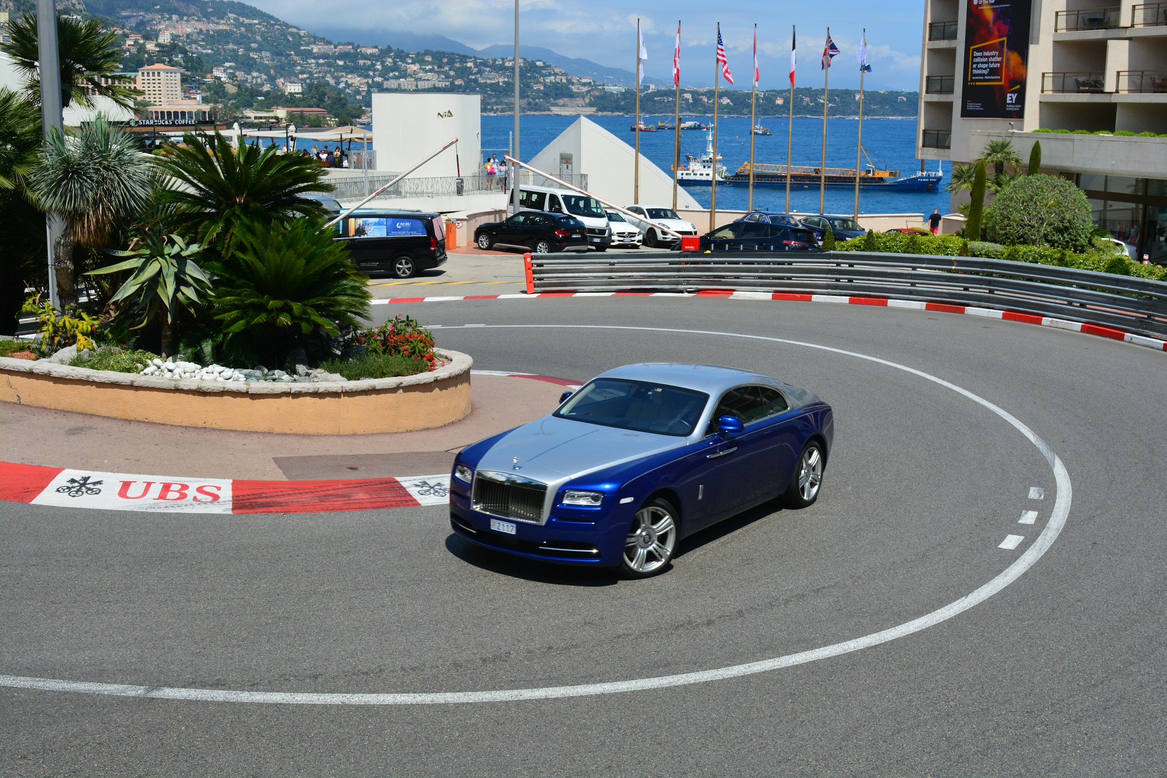 Rolls-Royce on the Monaco hairpin