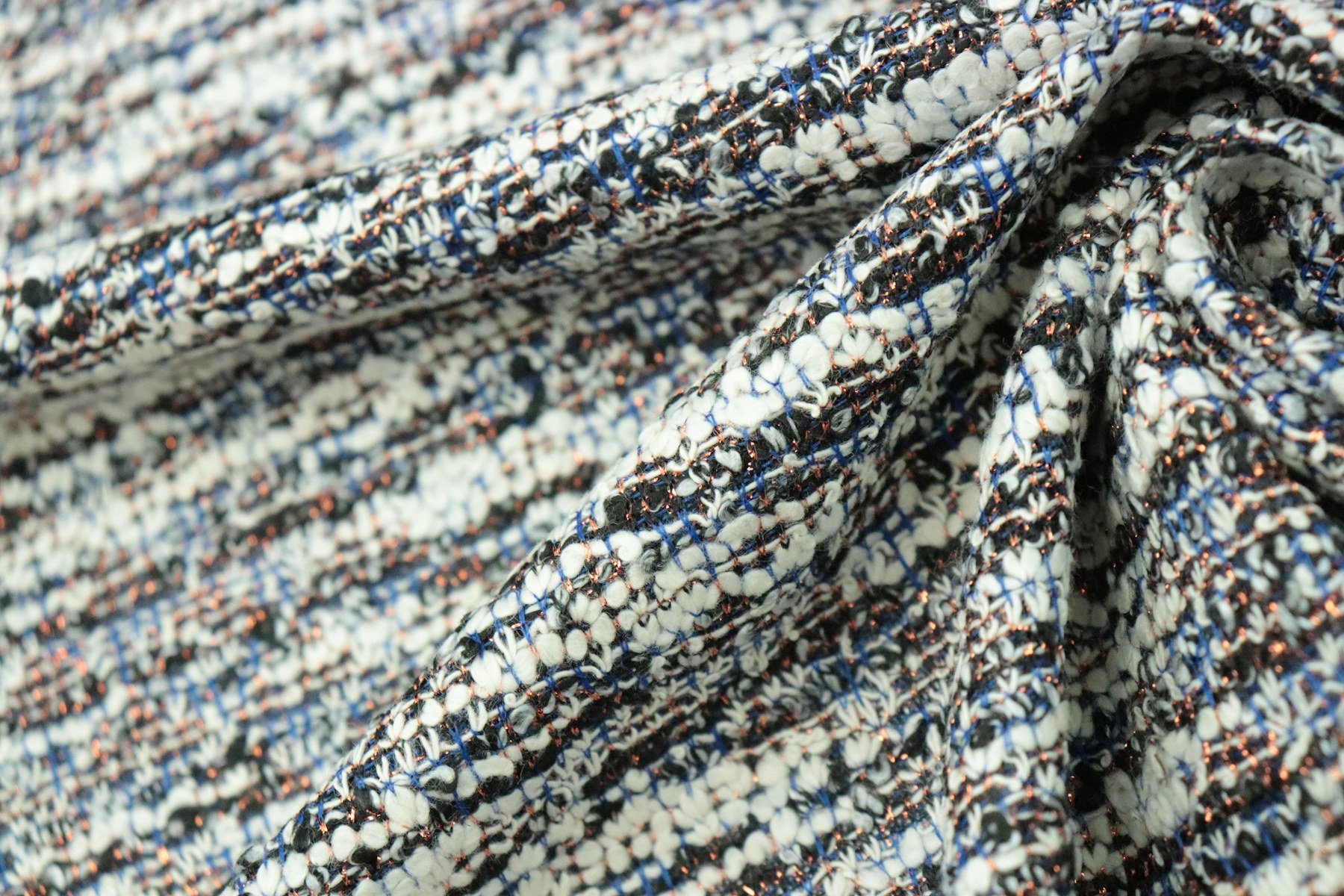 Blue tweed