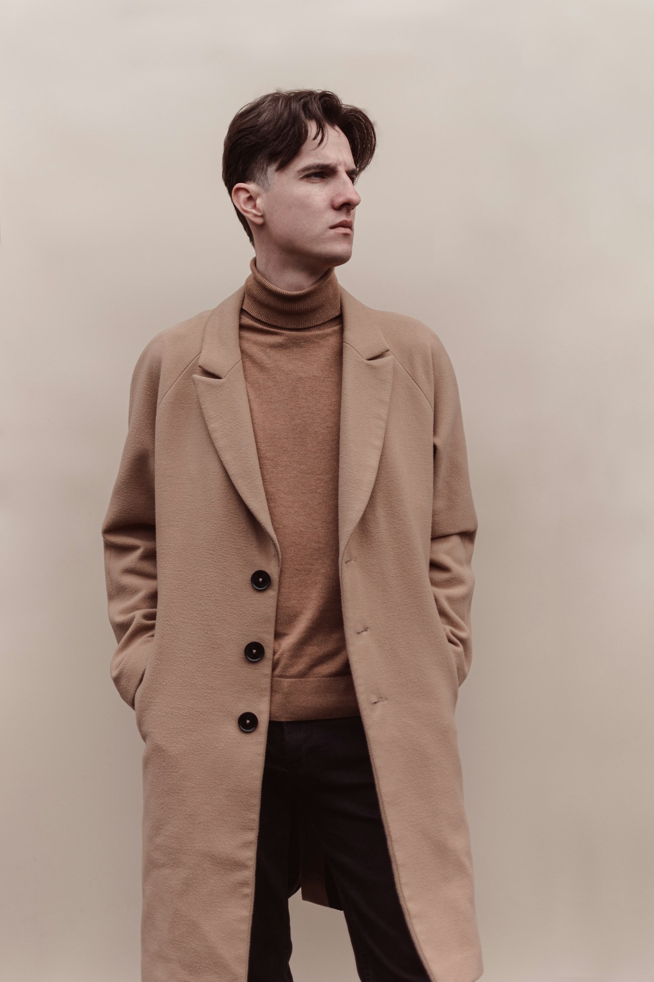 Camel overcoat