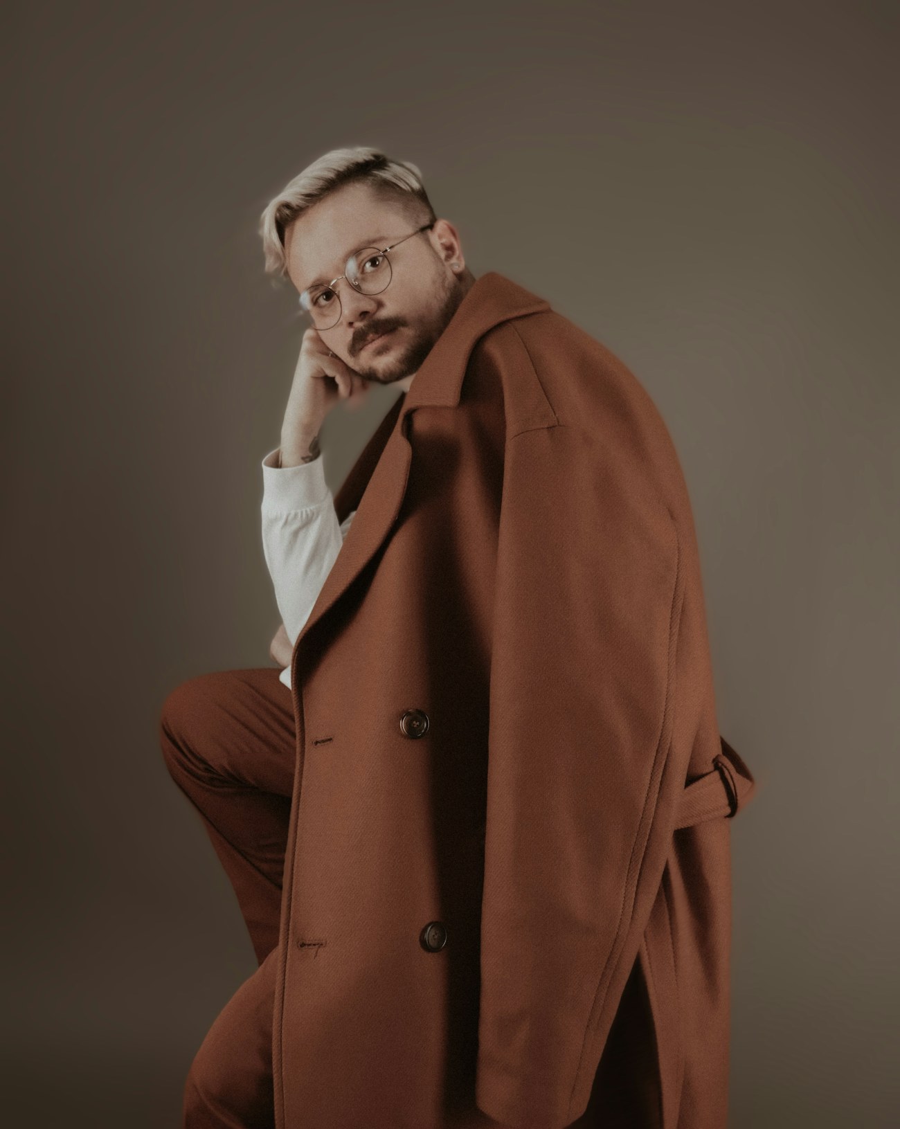 Rust storm coat