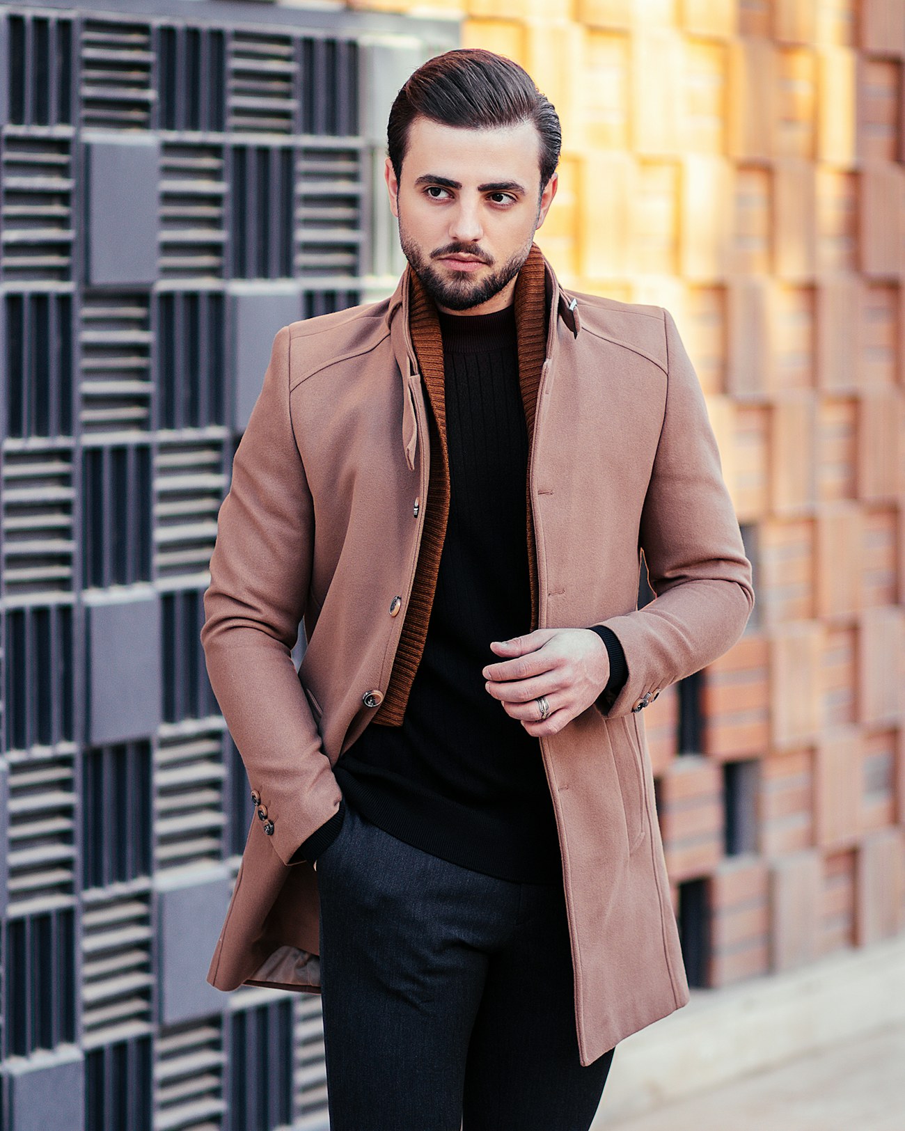 Blush overcoat