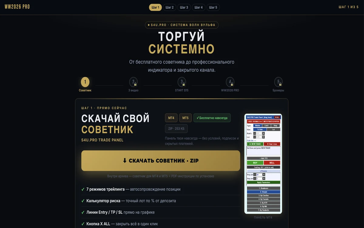 Пошаговая воронка