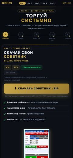 Тот же сайт на телефоне