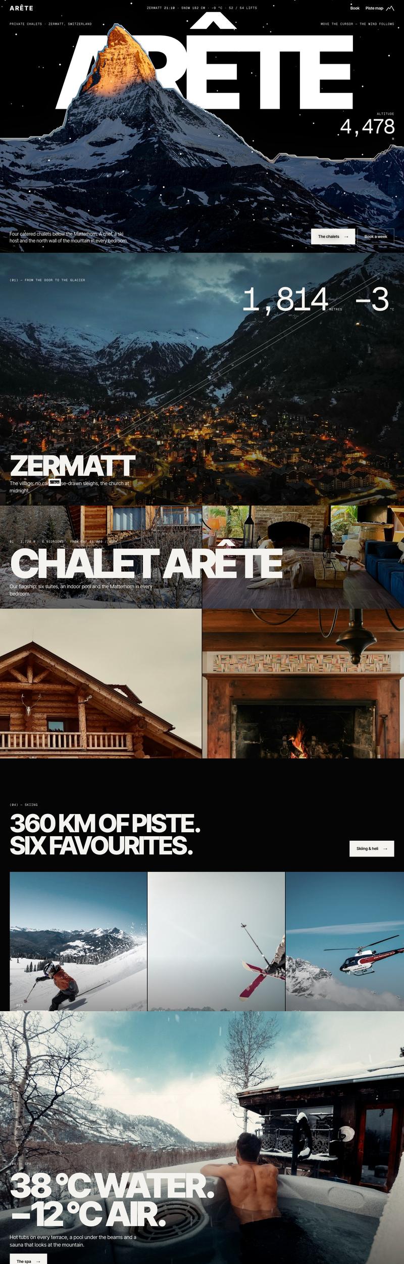 ARÊTE — Chalets in Zermatt · 18 pages