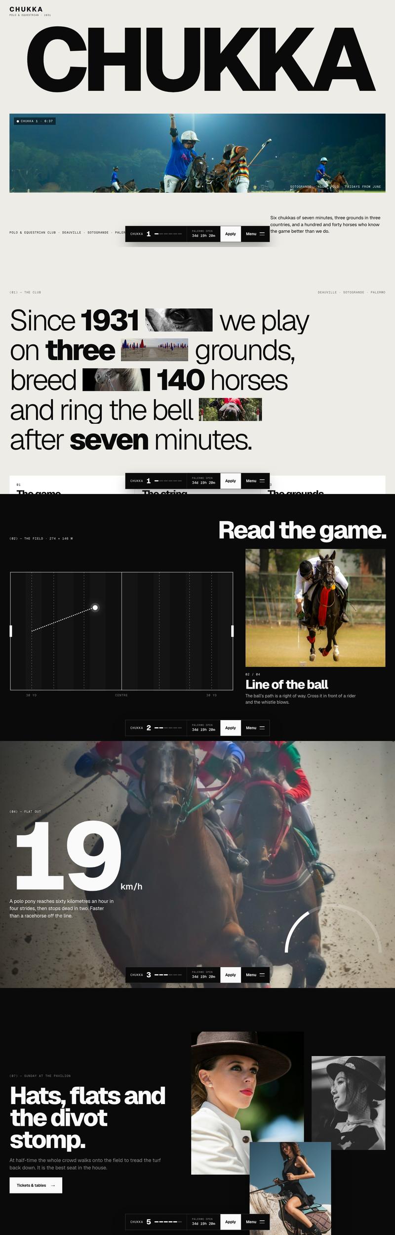 CHUKKA — A polo and equestrian club · 31 pages