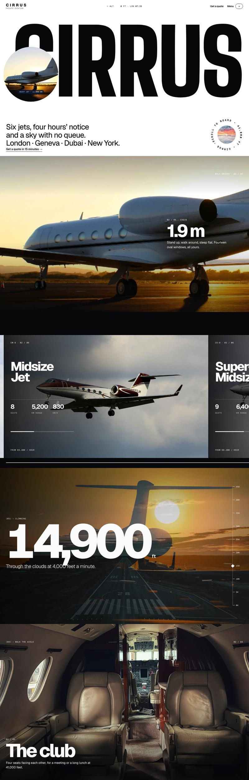 CIRRUS — Private aviation · 28 pages