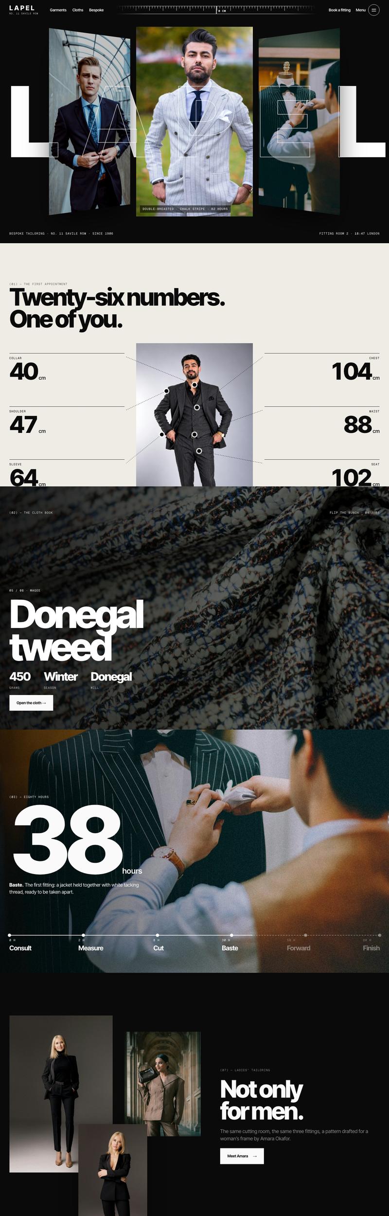 LAPEL — Savile Row tailoring · 27 pages
