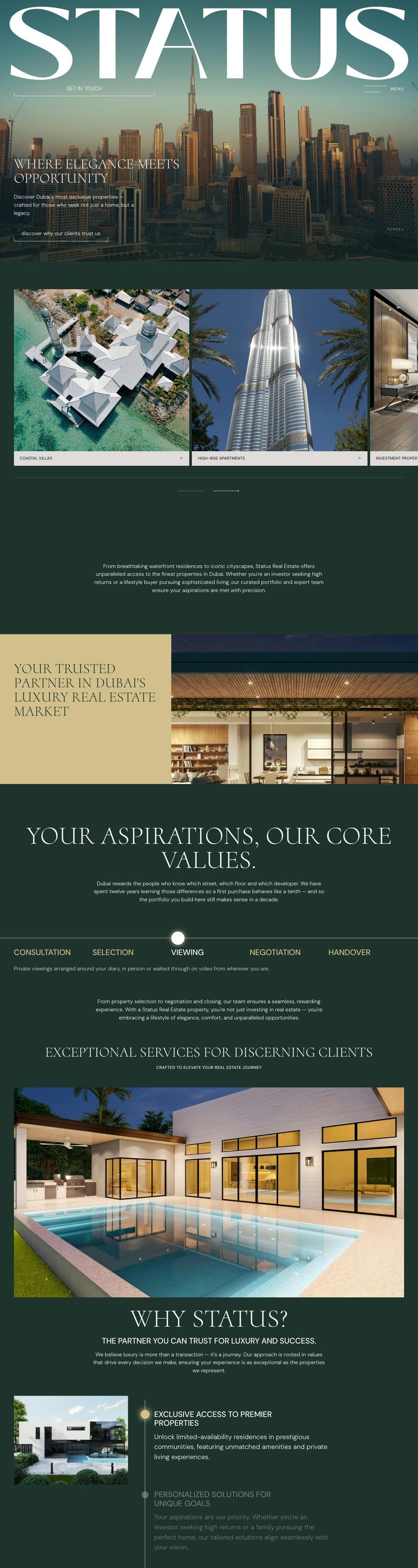 STATUS — Dubai real estate agency · 11 pages