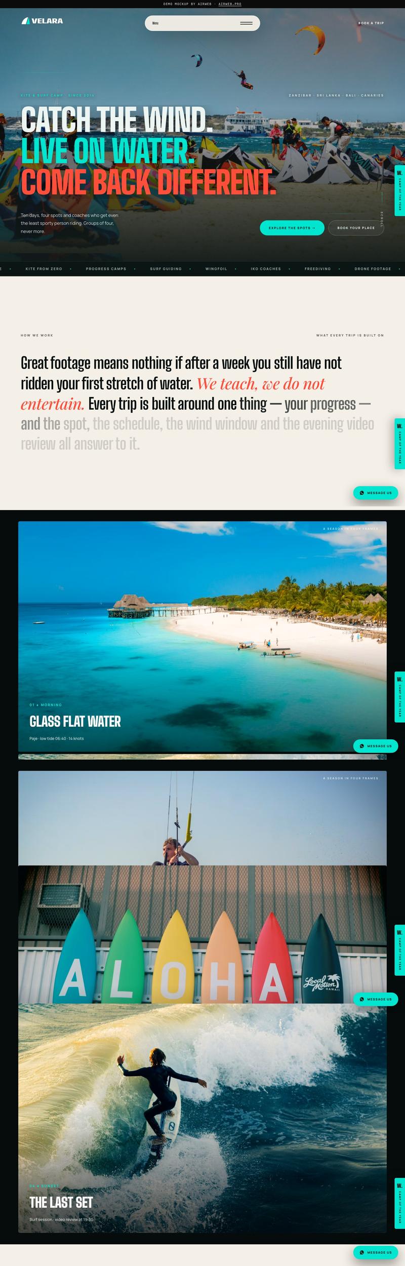 Velara — Kite and surf camp · 13 pages