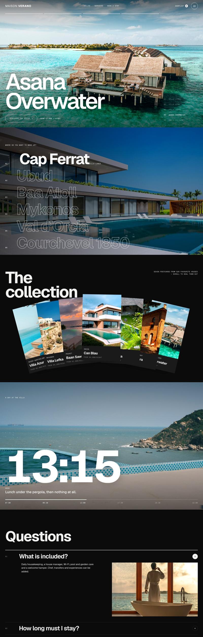 MAISON VERANO — Private villas of the world · 14 pages