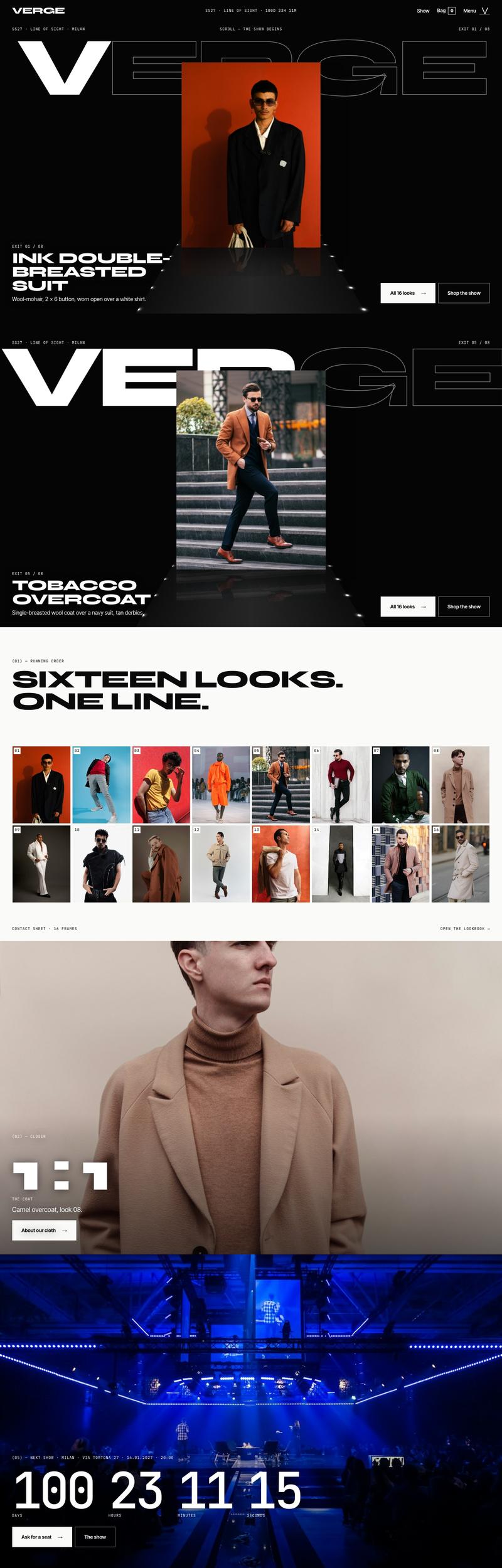 VERGE — Menswear, Milan · 24 pages